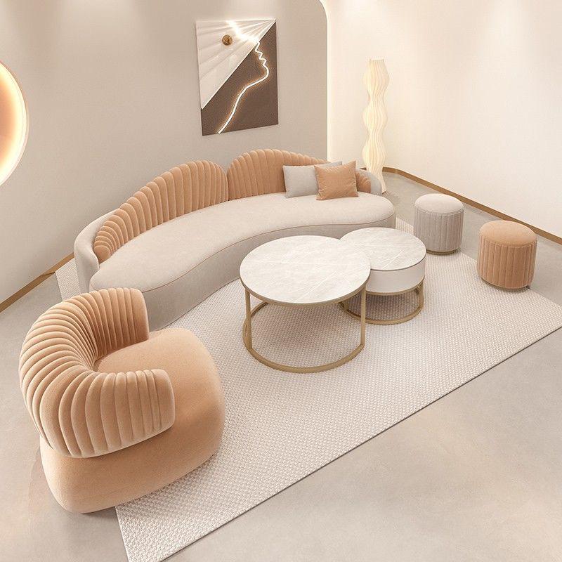 Luxe Curva Living Room Sofa Set.