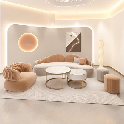 Luxe Curva Living Room Sofa Set.