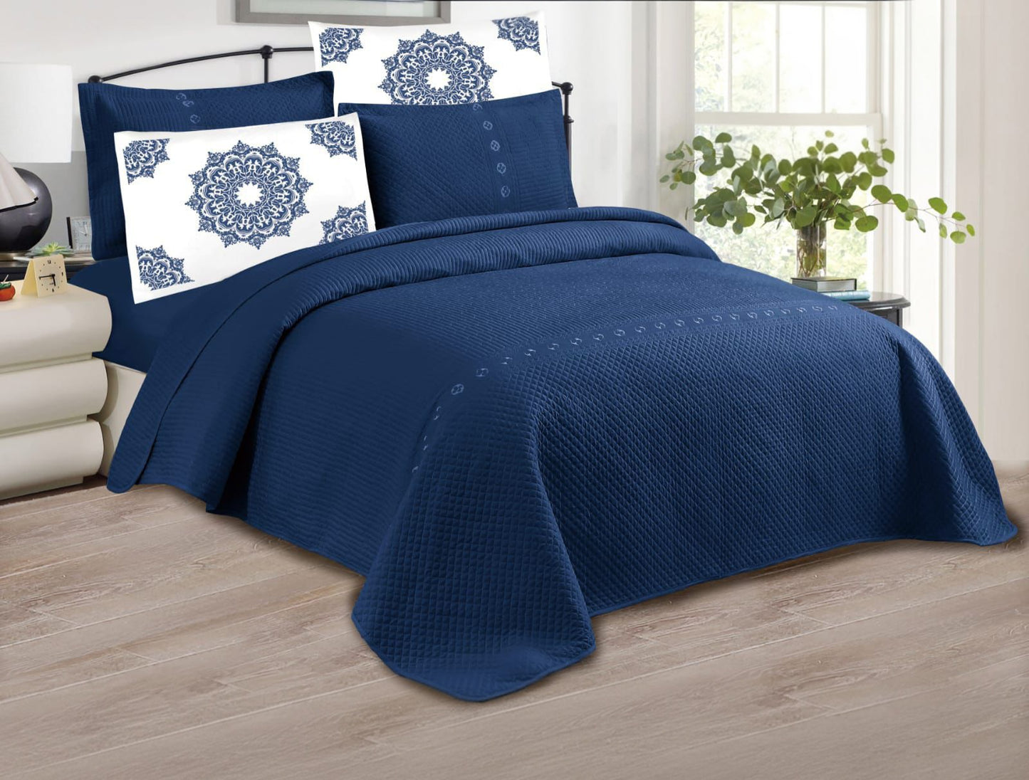 Single Size Compressed Bedspread Duvet Set 4 Pcs.