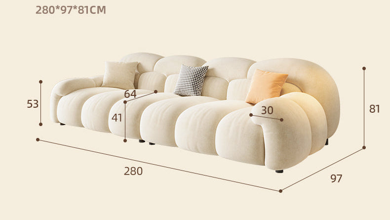 Cloud Lounge Couch Puffs Nordic Living Room Sofa.