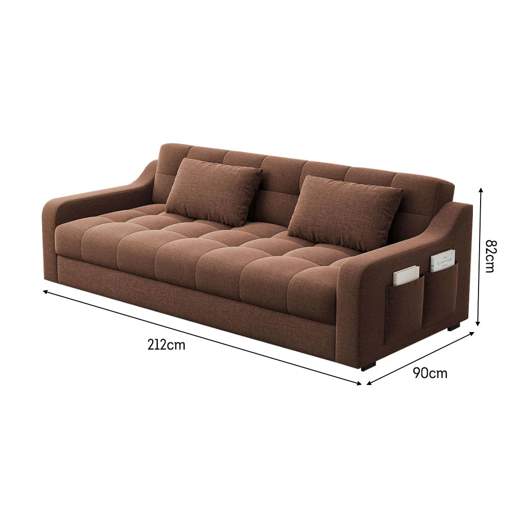 Two in One Sofa Bed with Storage, Dual Purpose, Multi-functional Sofa.
