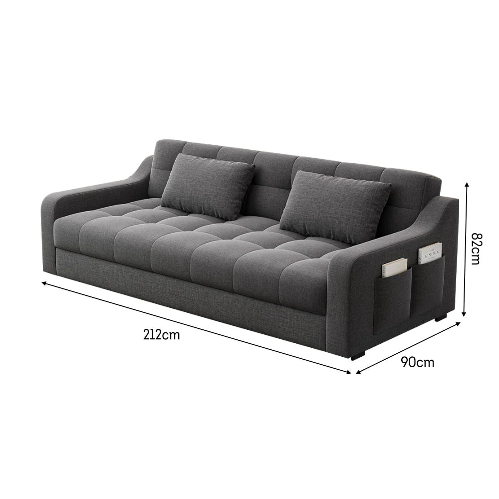 Two in One Sofa Bed with Storage, Dual Purpose, Multi-functional Sofa.