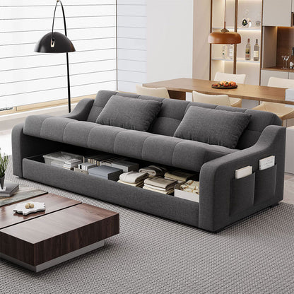 Two in One Sofa Bed with Storage, Dual Purpose, Multi-functional Sofa.