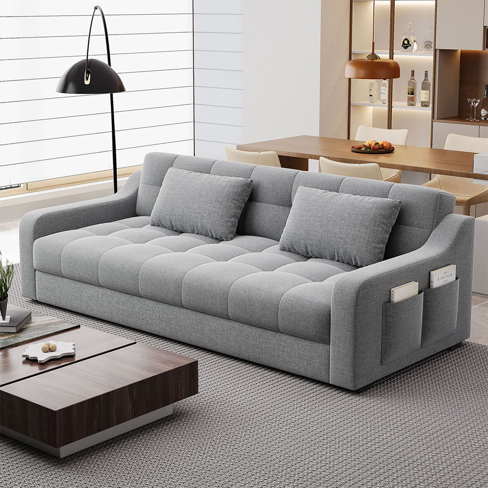 Two in One Sofa Bed with Storage, Dual Purpose, Multi-functional Sofa.