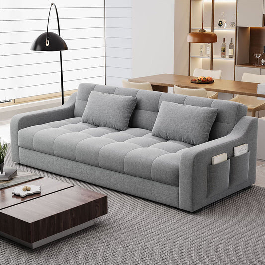 Two in One Sofa Bed with Storage, Dual Purpose, Multi-functional Sofa.