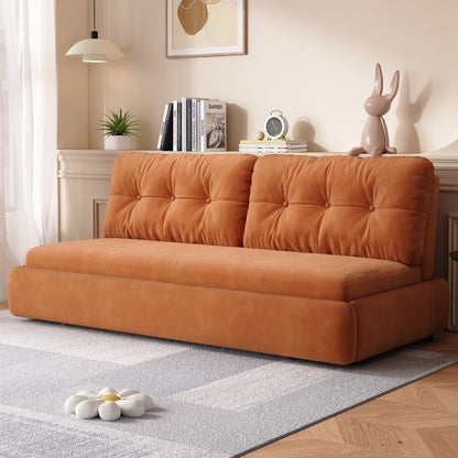 Armless Pull-out Sofa Bed.