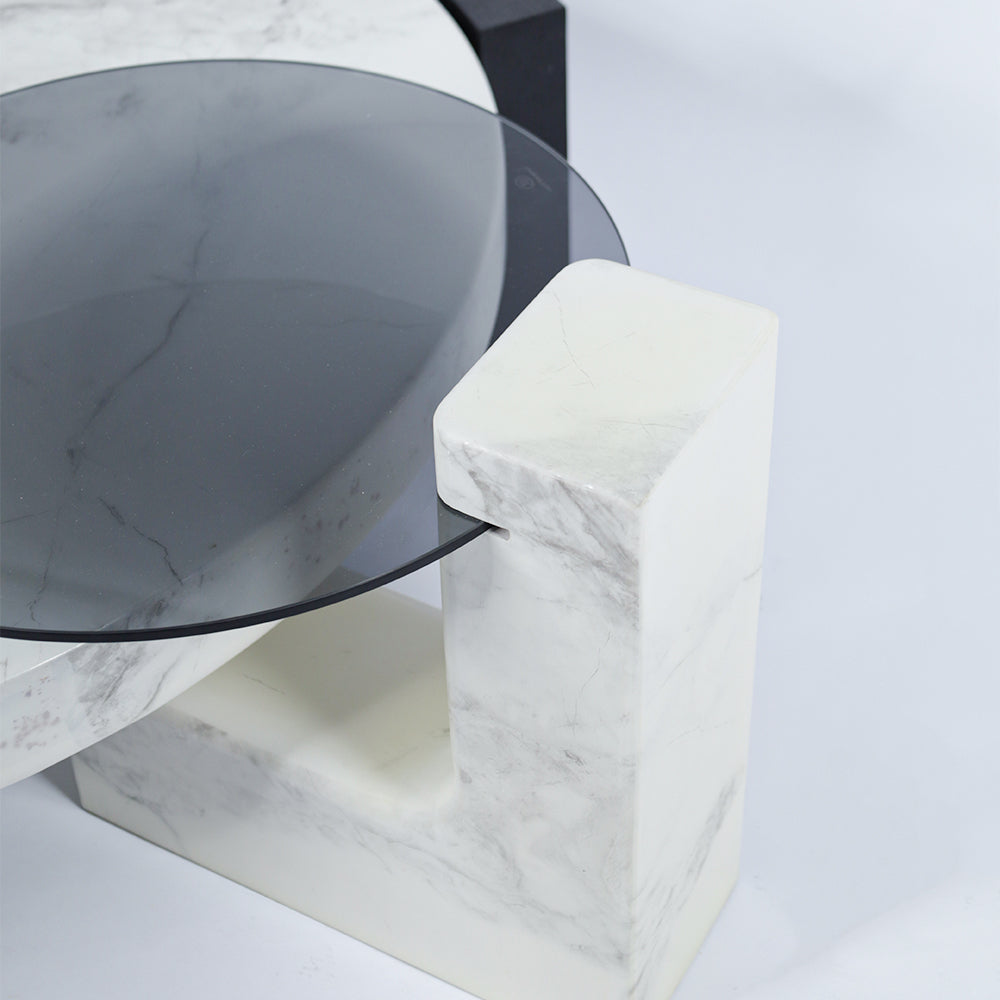 High Designer Marble Coffee Table