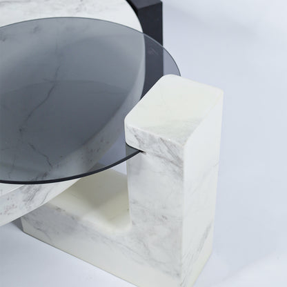 High Designer Marble Coffee Table