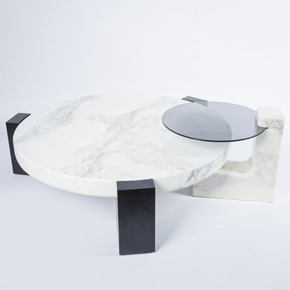 High Designer Marble Coffee Table