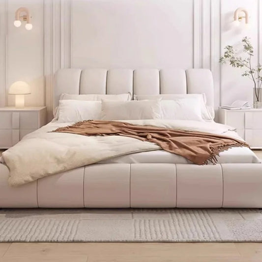 Upholstered modern bed
