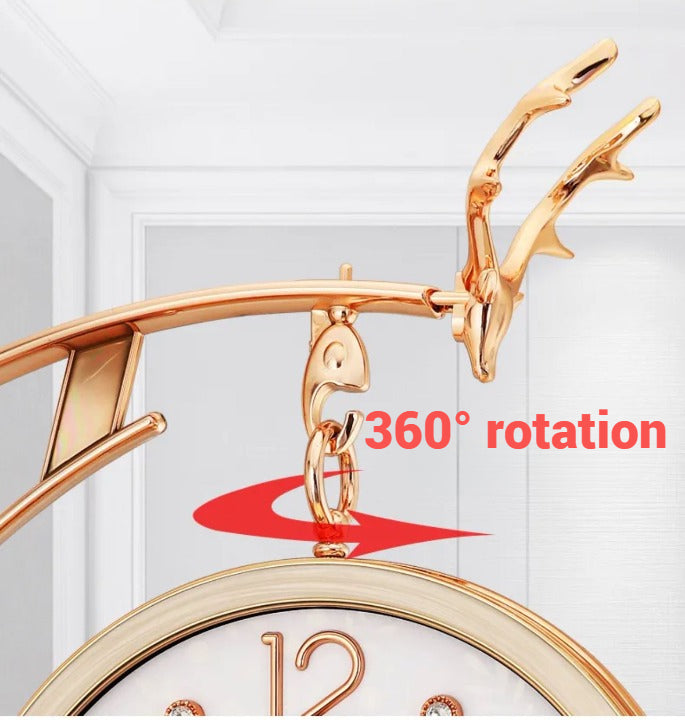 rotating clock