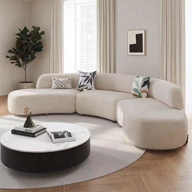 Curved Sectional Sofa for Living room.