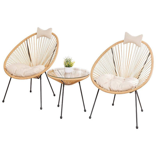 Outdoor Two Chairs and Table Set.