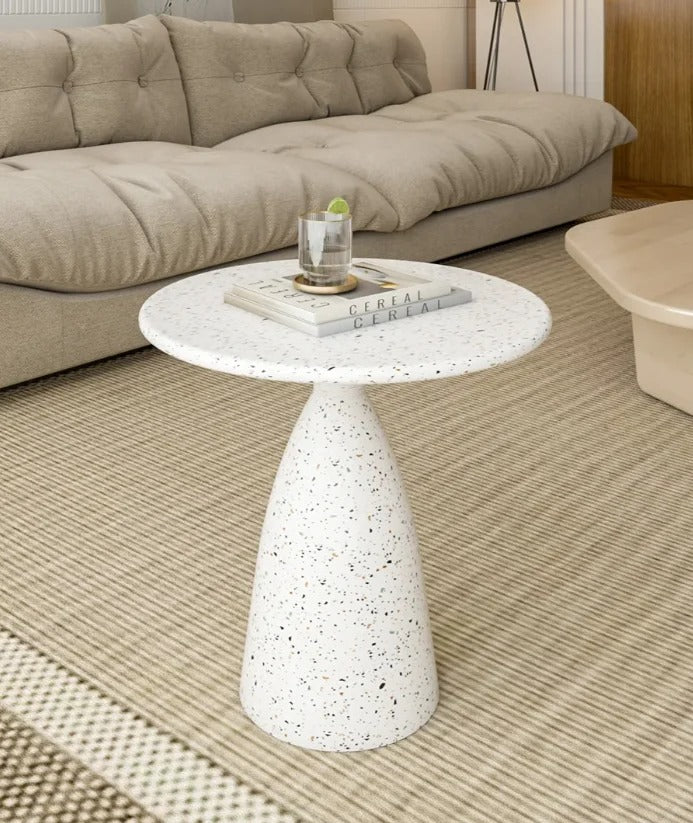 Metal Round Sofa Side Table, 50cm