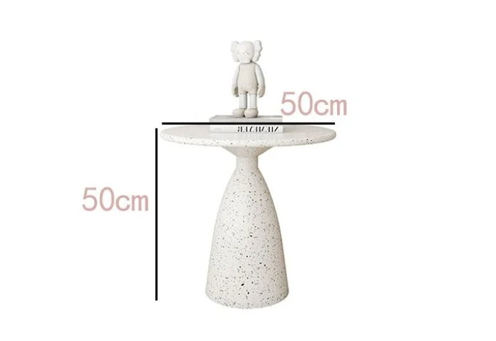 Metal Round Sofa Side Table, 50cm