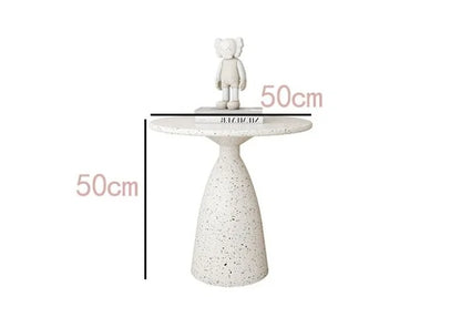Metal Round Sofa Side Table, 50cm