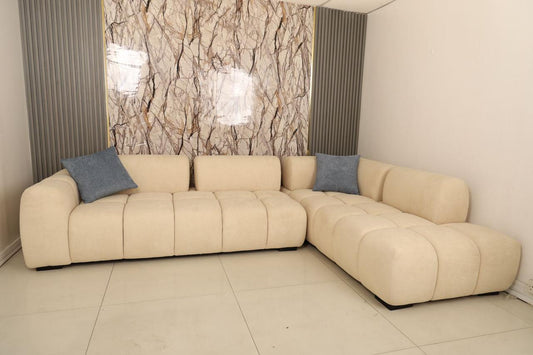 Modern L-Shape Sectional Sofa.