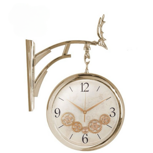 Decorative Double Sided Wall Clock.