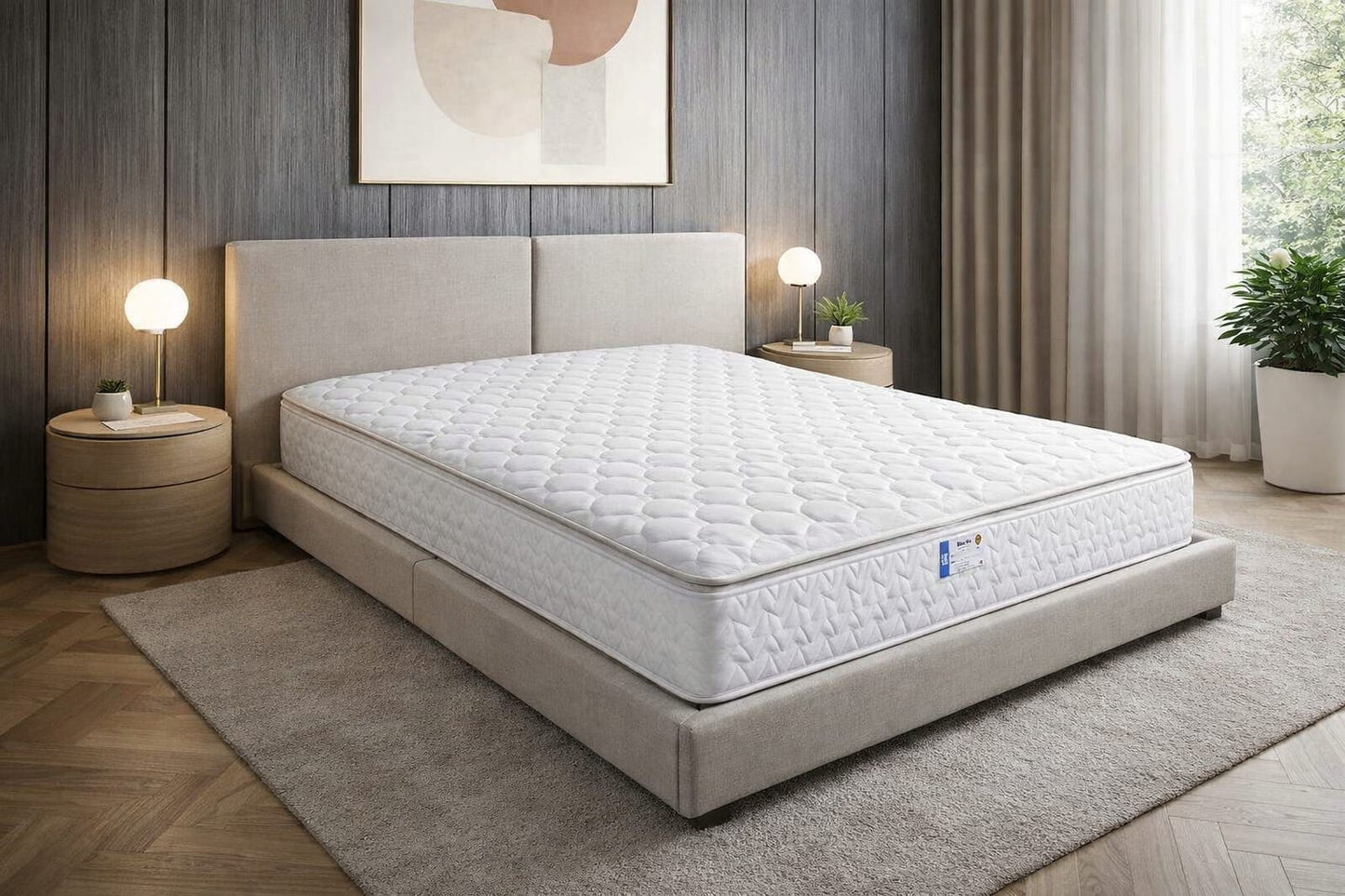 Blue Sky Mattress, Comfort Spring Pillowtop Mattress.