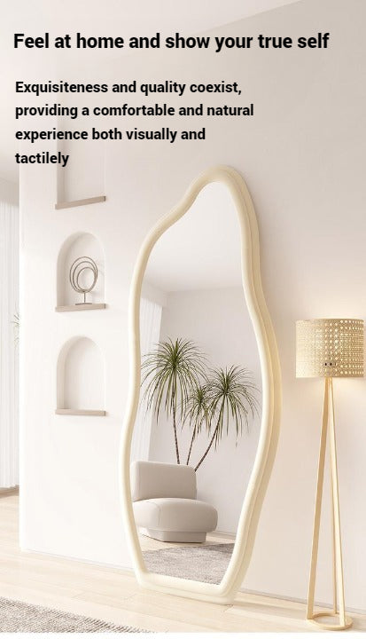 irregular full length mirror