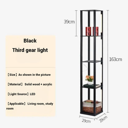 Corner Shelves Curio Cabinet, Vertical Organizer Display Shelves with LED Lights.