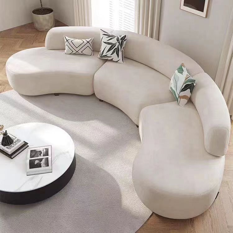 Curved Sectional Sofa for Living room.