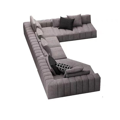 Luxurious Modular L-Shaped Sectional Sofa for Living room.