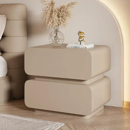 Nightstand Bedside Table with Light.