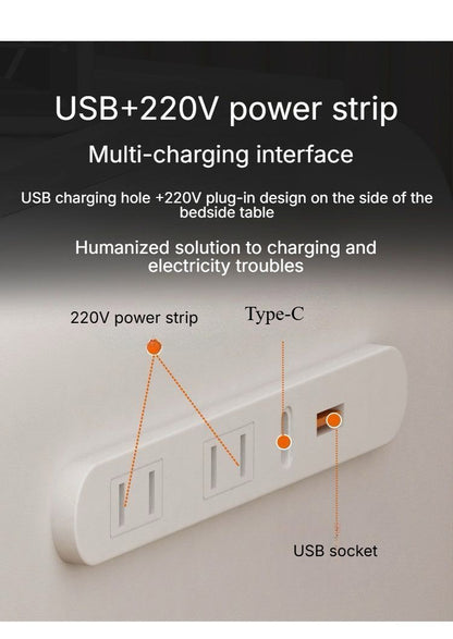 Multifunctional Smart Bedside Table with Integrated Safe.