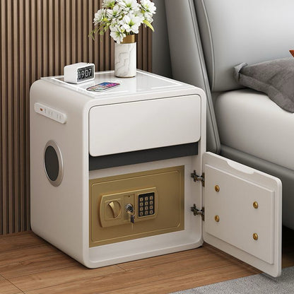 Multifunctional Smart Bedside Table with Integrated Safe.