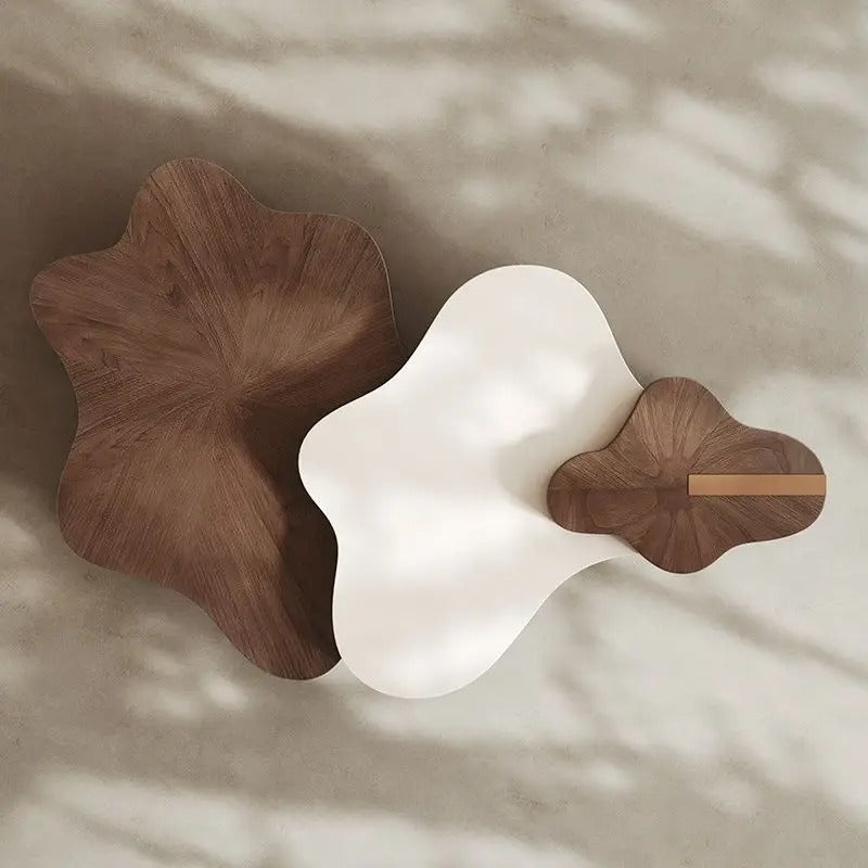 Modern Sculptural 3-Piece Cloud Coffee Table Set.