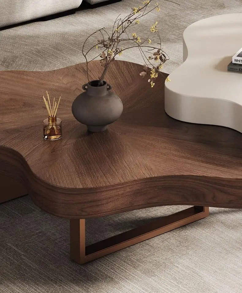 Modern Sculptural 3-Piece Cloud Coffee Table Set.