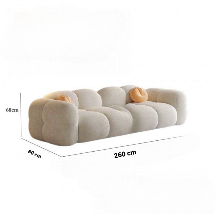 Cloud Puffy Sofa Rounded Bubble Design.