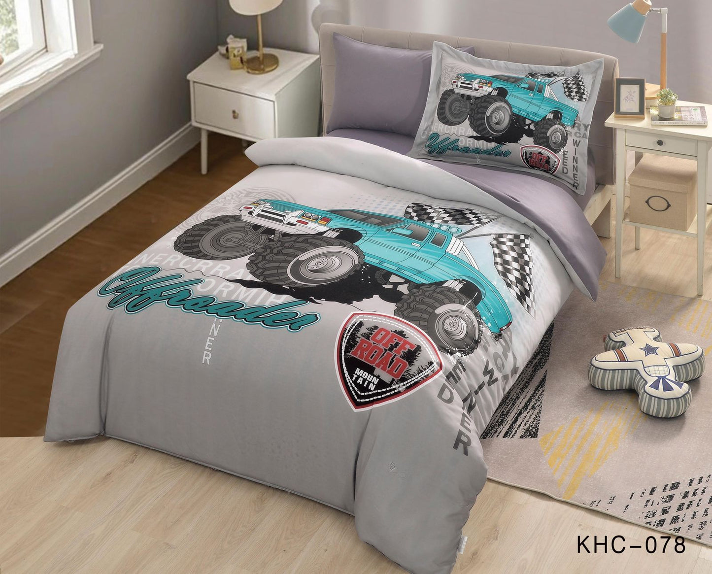 Single Bed Kid's Duvet Set 4 Pcs.