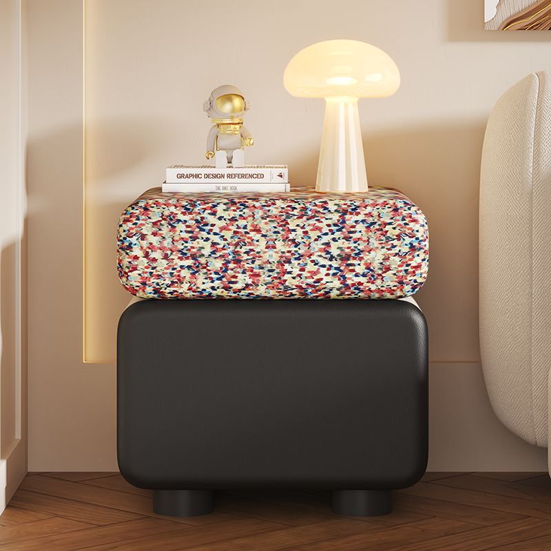 Modern Bedside Table, Two Drawers Nightstand.