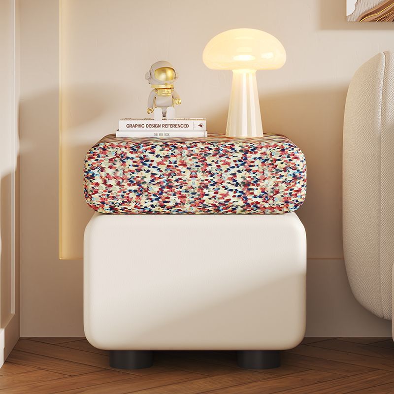 Modern Bedside Table, Two Drawers Nightstand.