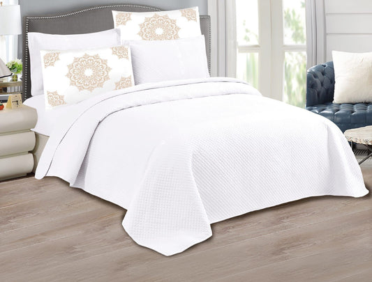 Single Size Compressed Bedspread Duvet Set 4 Pcs.