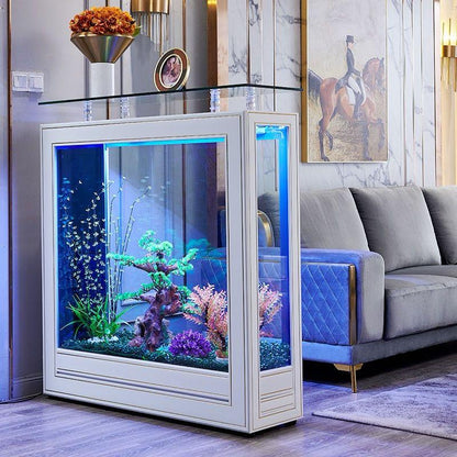 aquarium with full accessories bundle