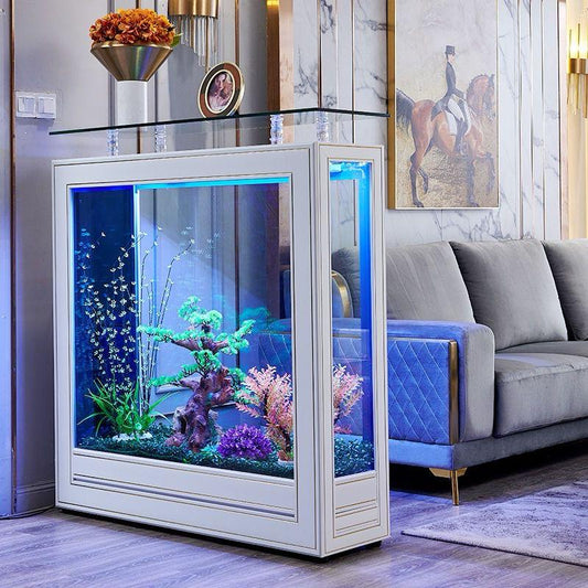 aquarium with full accessories bundle