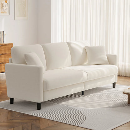 Nexo Sofa Couch for Living Room, Comfy Love Seat with 2 Pillows.