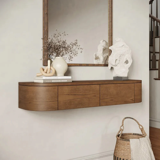 wall-mounted console table
