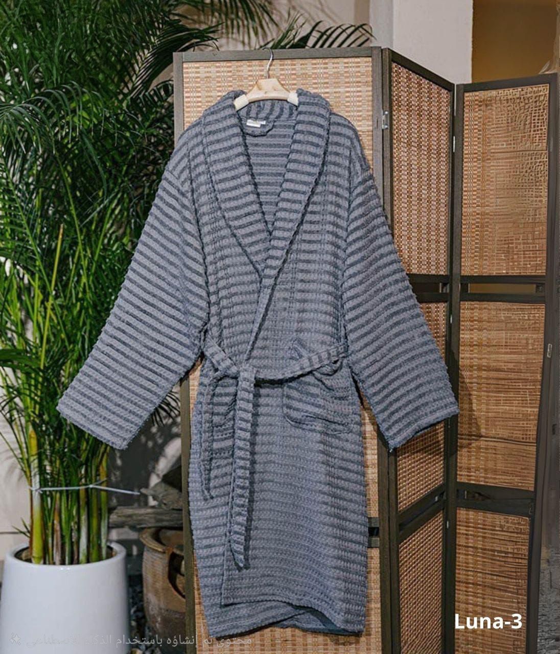 100% Cotton Breathable Bathrobe.
