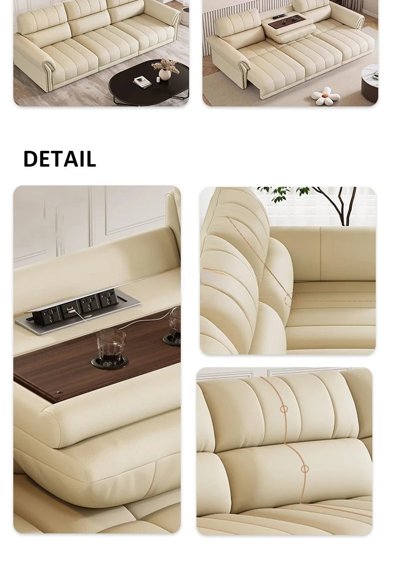 Multifunctional Leather Sofa Recliner.