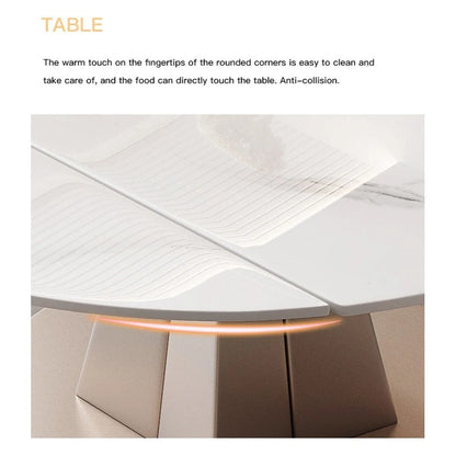 round edge dining table