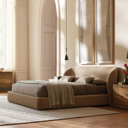fully upholstered bed
