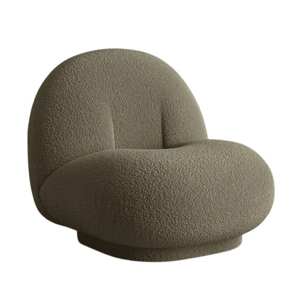 Cloud Design Lamb Wool Fabric Lazy Sofa Chairs.
