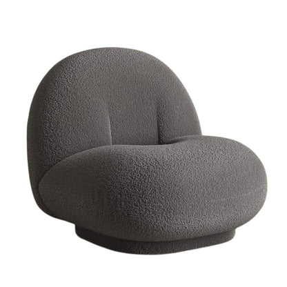 Cloud Design Lamb Wool Fabric Lazy Sofa Chairs.