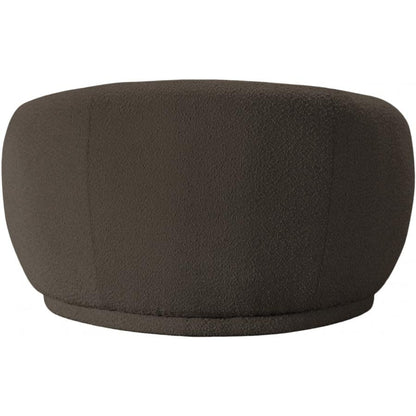 Cozy Boucle Fabric Lounge Chair.