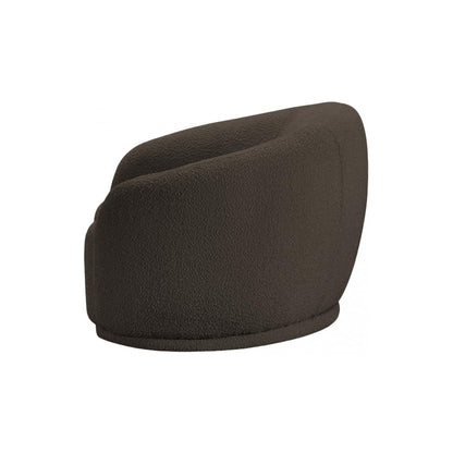 Cozy Boucle Fabric Lounge Chair.