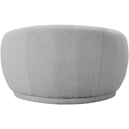 Cozy Boucle Fabric Lounge Chair.